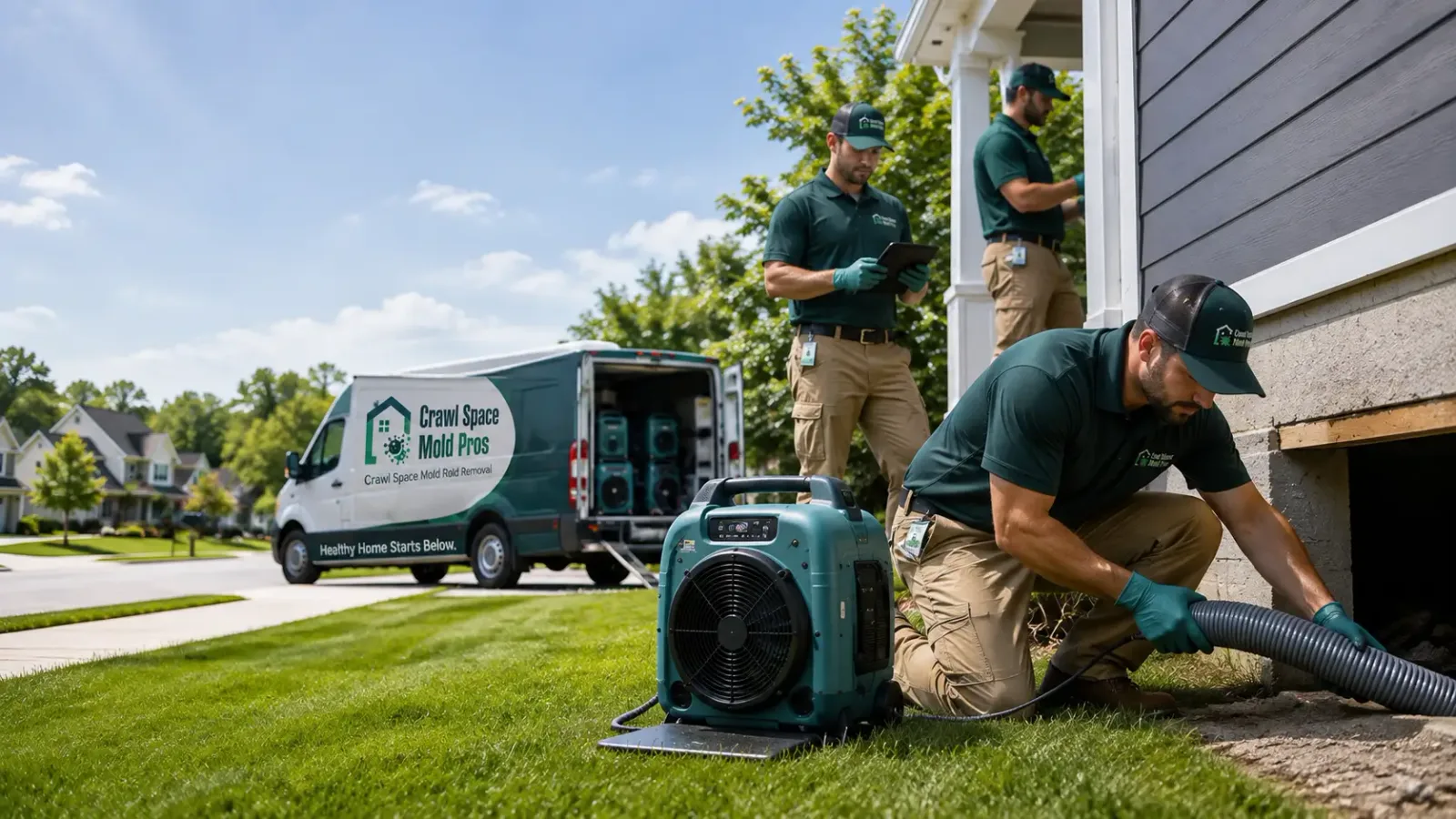 Crawl Space Mold Removal in Sunderland, MA